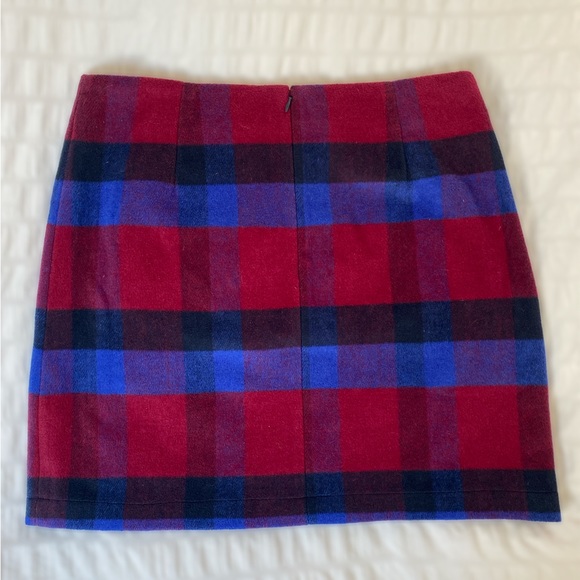 Joe Fresh | Plaid Mini Skirt | size 12 💙❤️ - Picture 2 of 5